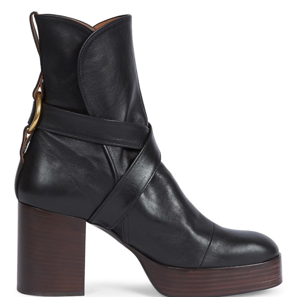 Chloé Izzie Ankle Boots, size 38 us 7.5 in Box